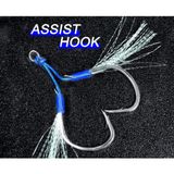 Dev Balıklara Dayanıklı 2/0 – 4/0 Assist Hook – Güçlü Jigging İğne Çifti (2 Çift)