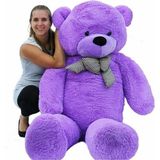 Dev Buyuk Pelus Ayicik 170 Cm Hediyelik Ayi (%100 Yerlı) Lila