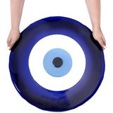 Dev Cam Nazarlık Nazar Boncuğu Lüks Kalite 40 cm Çap El Işi Dekoratif Duvar Süsü