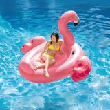 Dev Flamingo Deniz Yatağı Şişme Binici Ada Tutmaçlı Havuz ve Deniz Botu 178 X 135 CM Boyutunda