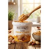 Deva Çiftliği Richnut Şekersiz %100 Saf Doğal Fıstık Ezmesi 1 Kg