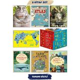 Devasa Hayvanların Büyük Kitabı + Atlas Domingo + Devasa Dinozorların Büyük Kitabı + Atlas Nasıl Dönüyor Dünya + Yer Altı Su Altı + Hayvani Rekorlar Kitabı + Tarih Atlası + Büyük Kaşifler Atlası / 8li