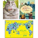 Devasa Hayvanların Büyük Kitabı (Ciltli) - Büyük Kaşifler Atlası (Ciltli) - Atlas Nasıl Dönüyor Dünya (Ciltli) 3'lü Set