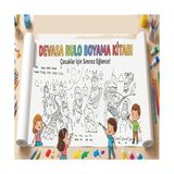Devasa Rulo Boyama, Sayılarla Boyama Türkçe, Aktivite Kağıdı, Kağıdı 4 Metre, Ingilizce Renk Öğreten - Çok Renkli - Standart - Otomatik