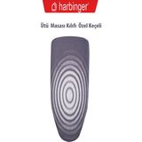 Devecioğlu Harbinger Ütü Masası Kılıfı 130x46 cm Pamuk Isıya Dayanıklı Kaymaz Dairesel Desenli
