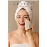 Develi 1973 Mini Yüz Peeling Eldiveni %100 Floş İpek Kese Banyo Kesesi Bütün Cilt Tiplerine Uygun