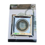 devhome 7 Cm Paslanmaz Çelik Lavabo Süzgeci - Evye Süzgeci Kare Su Taşmasını Önleyen Dayanıklı Filtre-1 Adet