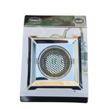 devhome 9 Cm Paslanmaz Çelik Lavabo Süzgeci - Evye Süzgeci Kare Su Taşmasını Önleyen Dayanıklı Filtre-1 Adet