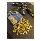 devhome Mini Çatal Iğne–400 Adet | 2 Cm | Sarı (ALTIN) Renk Çengelli Iğne | Pratik Ve Dayanıklı Sabitleyici