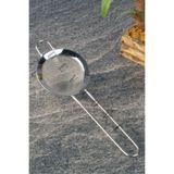 devhome Paslanmaz Çelik İnce Gözenekli Çay Süzgeci 2 Adet – Cam Bardak Üstü, Ergonomik Saplı 5.5 cm