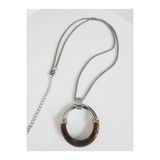 DEVİ fashion Uzun Charm Kemik Halka Kolye 80 cm