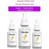 Devida Kolajen+Gözenek+Nemlendirici Serum 3 lü Set Kırışıklık Alın Çizgisi Göz Çevresi