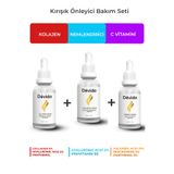 Devida Kolajen+Nemlendirici +C Vitamini Serum 3 lü Set Kırışıklık Alın Çizgisi Göz Çevresi