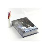 devideko Bak Gel Al Kitap Görünümlü Dekoratif Kutu, Iskandinav Tarzı Kitap Şeklinde Saklama Kutusu, Ev Dekorasyonu, Modern Ev Dekorasyonu- Natural Life