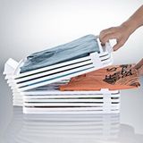 Devigo 12'li Tişört Düzenleyici Gömlek T-shirt Elbise Organizer Beyaz