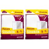 devigo 2 Adet 150x100 Cm Pencere Sinekliği Tül Sineklik Perde