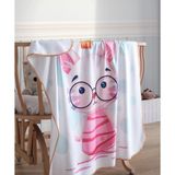 Devin Dekor Cool Dijital Baskı Polar Bebek Battaniye 80X110CM - 80 x 110 cm - Renkli