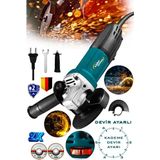 Devir Ayarlı Bakır Sargılı 115 mm Taşlama ve Kesme Spiral Makinesi +2 Taş - Seçenek 1