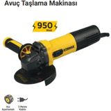 Devir Ayarlı Taşlama Makinesi 950W, El Kullanımı Için Ideal ve Güvenli Tasarım - Seçenek 1