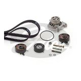 DEVIRAIMLI EKSANTRIK GERGI KITI T4 - VOLT 2.5TDI 10V KOMPLE POMPA SETI 122DIS+81DIS+SU POMPASI LT 96-05 T4 96-03 - GATES KP75323XS