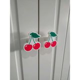 Devletli 3D Teknoloji Devletli 3D Kız Çocuk Odası Kulpu 5,5cm (1 Adet) - Genç Odası Kulpu. Dolak Kapak Çekmece Kulpu - Beyaz - Kırmızı - Yeşil