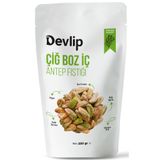 Devlip Erken Hasat (Boz) Çiğ İç Antep Fıstığı, 250 GR, Kilitli (Aç-Kapa) Ambalaj, Vegan