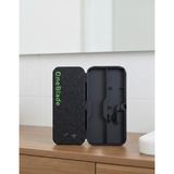 Devotech Oneblade Traş Makinesi Uyumlu Karbon Baskılı Premium Saklama Kutusu 4 Bıçaklı - Siyah