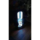 Devotech Sonic LED Işıklı Oyuncu Kulaklık Standı ve Masa Üstü Kulaklık Standı - Bej - Açık Mavi