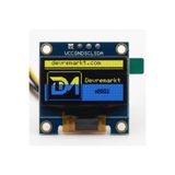 Devremarkt 0.96 İnç OLED Ekran Modülü 128x64 Sarı Mavi I2C SSD1306 LCD Display Arduino ESP32 STM32 Raspberry Pi