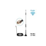 Devremarkt 12Dbi Dış Mekan Anten Sma Erkek 1.5 Metre Kablo 700Mhz - 2.7Ghz Mıknatıslı Gsm Wifi