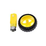 Devremarkt 200Rpm Tt Motor Ve Tekerlek Seti Araba Robot Akılı Araç Oyuncak 250Rpm Dc 3V-9V