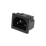 Devremarkt 220V 15A Ac Erkek Power Giriş Soketi C14 3 Pin Panel Montaj Tip Güç Kablo Bağlantı Konnektörü
