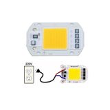 Devremarkt 220V 50W Power Led Gün Işığı Warm White Projektör Cob Led Driver