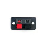 Devremarkt 2Li Hoparlör Terminal Soketi Panel Montaj Tip Yaylı Speaker Ses Kablo Bağlantı Birleştirme Konnektör