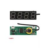 Devremarkt 3 Fonksiyonlu Termometre Saat Voltmetre Gösterge Modül Dijital Zaman Isı Elektronik Ekran Kırmızı