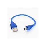 Devremarkt 30Cm Mini Usb Kablo Mavi 480 Mbps Usb 2.0 Hot Swap