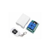 Devremarkt 433Mhz Rf 4 Kanal Röle Modül Dc 12V 4 Buton Kumanda Kablosuz Motor Pompa Fan Lamba Perde Akıllı Ev