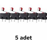 Devremarkt 5 Adet Makaralı Micro Switch Anahtar 5A 5A 250V Rulo Makara Koll