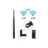 Devremarkt 6Dbi Rp Sma Erkek (Dişi) Anten 2.4Ghz 5.8Ghz Rf Gsm Wifi Sinyal Kuvvetlendirici Anten 2G/3G/4G Lte