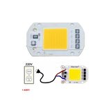 Devremarkt Ac 220V 50W Power Led Gün Işığı Sarı Renk Projektör Lamba Aydınlatma Ampül Warm White 2800-3200K