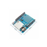 Devremarkt Arduino Sd Kart Rtc Saat Data Kayıt Logger Shield Ds1307 2X Led Prototip Pcb Alanı Reset Butonu