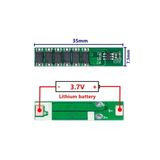 Devremarkt Bms 1S 15A Koruma Kartı 3.7V Lityum 18650 Pil Batarya Lipo Li-İon