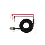 Devremarkt Bnc To Kanca Tip Test Ölçme Probu Osiloskop Ve Sinyal Jeneratörü Probu 1 Metre 2.5A 50Ohm Kırmızı