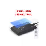 Devremarkt Em4100 Usb Rfid Okuyucu 125 Khz Usb Rfıd Manyetik Kart Okuyucu Personel Takip Kapı Giriş Kontrol