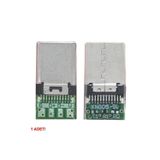 Devremarkt Erkek Type C To Dip Soket 4 Pin Usb 3.1 Smd Lehimlenebilir Padler Konnektör Telefon Şarj Board Usb
