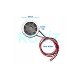 Devremarkt Hoparlör 1W 8ohm 20MM Yuvarlak 10CM Kablolu Mini 2cm Speaker Ses Müzik Amfi Ürün Müze Otomobil