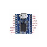 Devremarkt Jq6500 16Mbit Mini Ses Mp3 Wmv Player Ses Müzik Çalma Kartı Micro Usb Uart Haberleşme 5 Tuşlu Kontrl