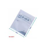 Devremarkt Kilitli Antistatik Poşet 13X18cm 100 Adet Şeffaf Su Toz Geçirmez Koruyucu Esd Metalize Torba
