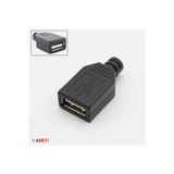 Devremarkt Kutulu Usb Type A Dişi Soket Usb 2.0 4 Pin Plastik Kapak Dıy Tip Elektronik Cihaz Usb Port