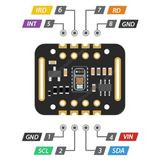 Devremarkt MAX30102 Nabız Kalp Atış Hızı Sensörü Biyosensör I2C Kandaki Oksijen Konsantrasyonu Ölçümü